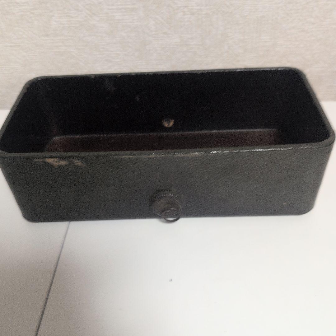 時代物　梨木　文箱　漆箱　漆器 収納箱 金色模様