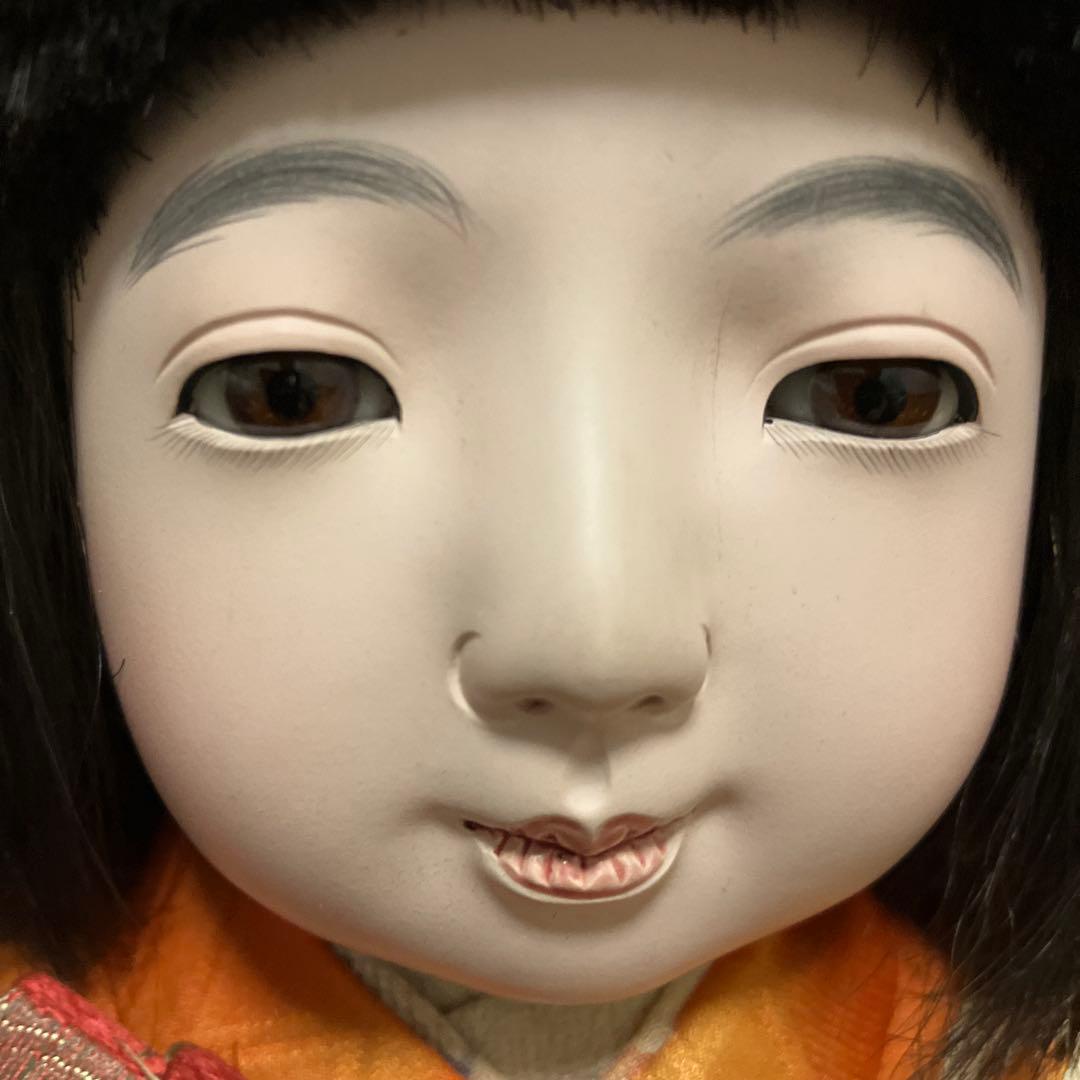 市松人形 、人形液シール、昭玉斎