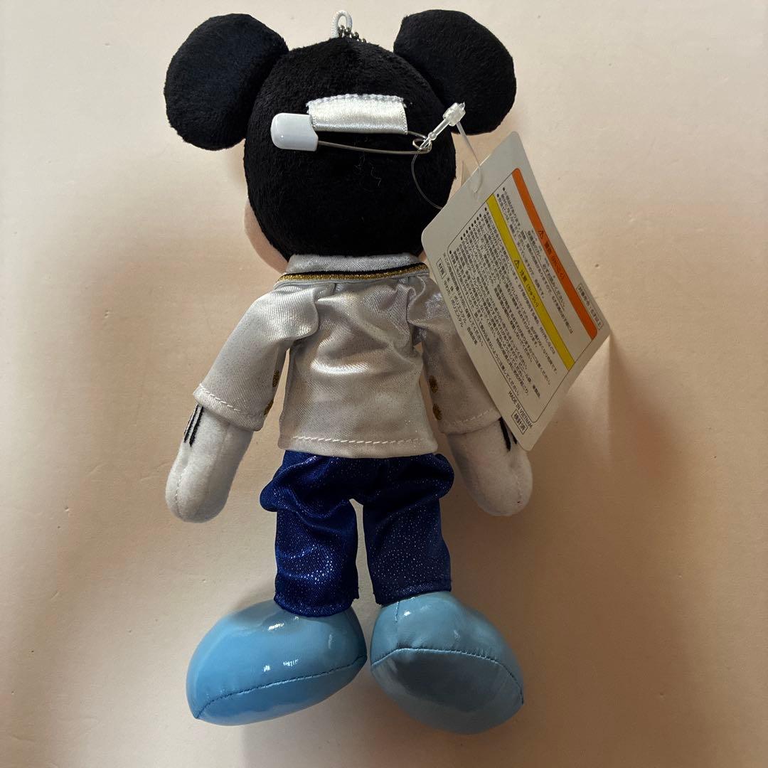 ミッキー&ミニー ぬいぐるみバッジTDSプラザエントランス　タグ付き