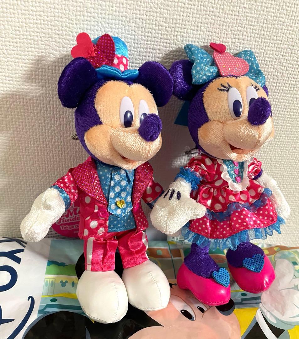 4点セット　新品未使用　ぬいぐるみバッジ ぬいば パルパルーザ ミニー　ミッキー