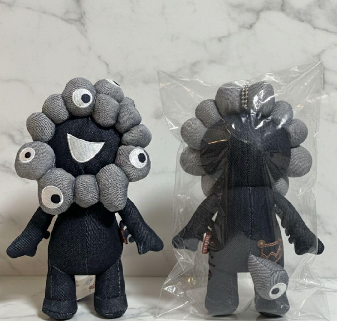 エドウィンミャクミャク EDWIN コラボ 黒ミャク ボールチェーンキーホルダー