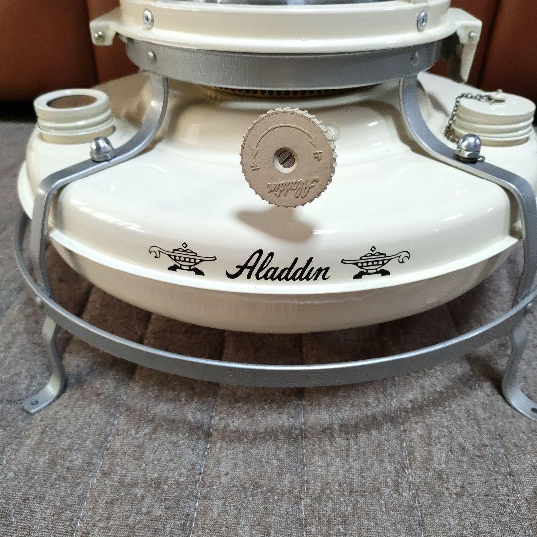 アラジン　石油ストーブ　レインボーガラス　アウトドア　スノーピーク