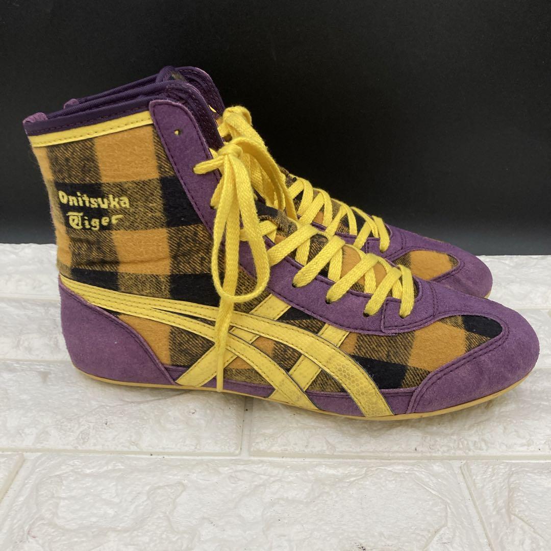 ❤️希少・23.5cm❤️オニツカタイガーレスリング81 日本製 ハイカットシューズ
