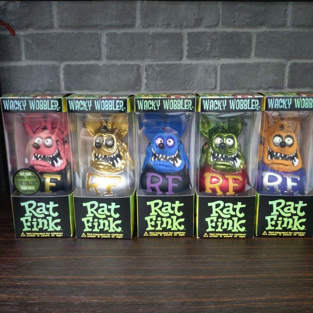 Wacky Wobbler ラットフィンクフィギュア 5体セット