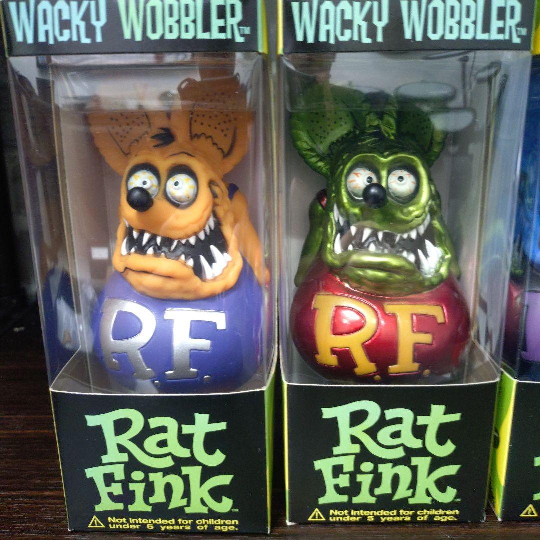 Wacky Wobbler ラットフィンクフィギュア 5体セット