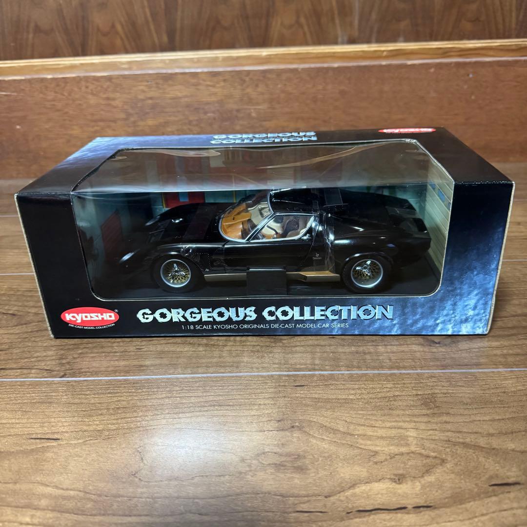 絶版未展示品 京商 1/18 ランボルギーニ イオタ SVR ブラック