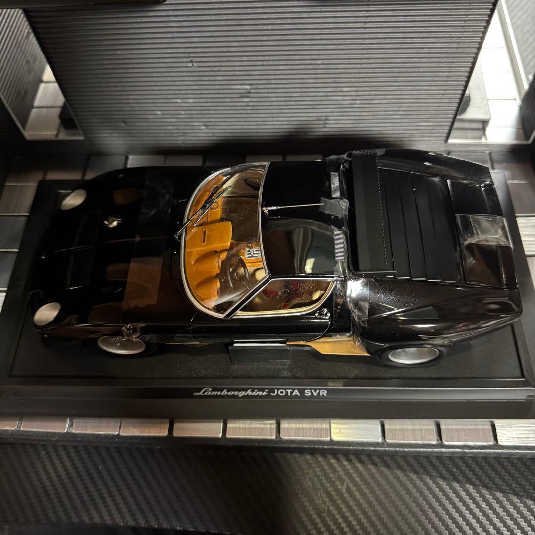 絶版未展示品 京商 1/18 ランボルギーニ イオタ SVR ブラック