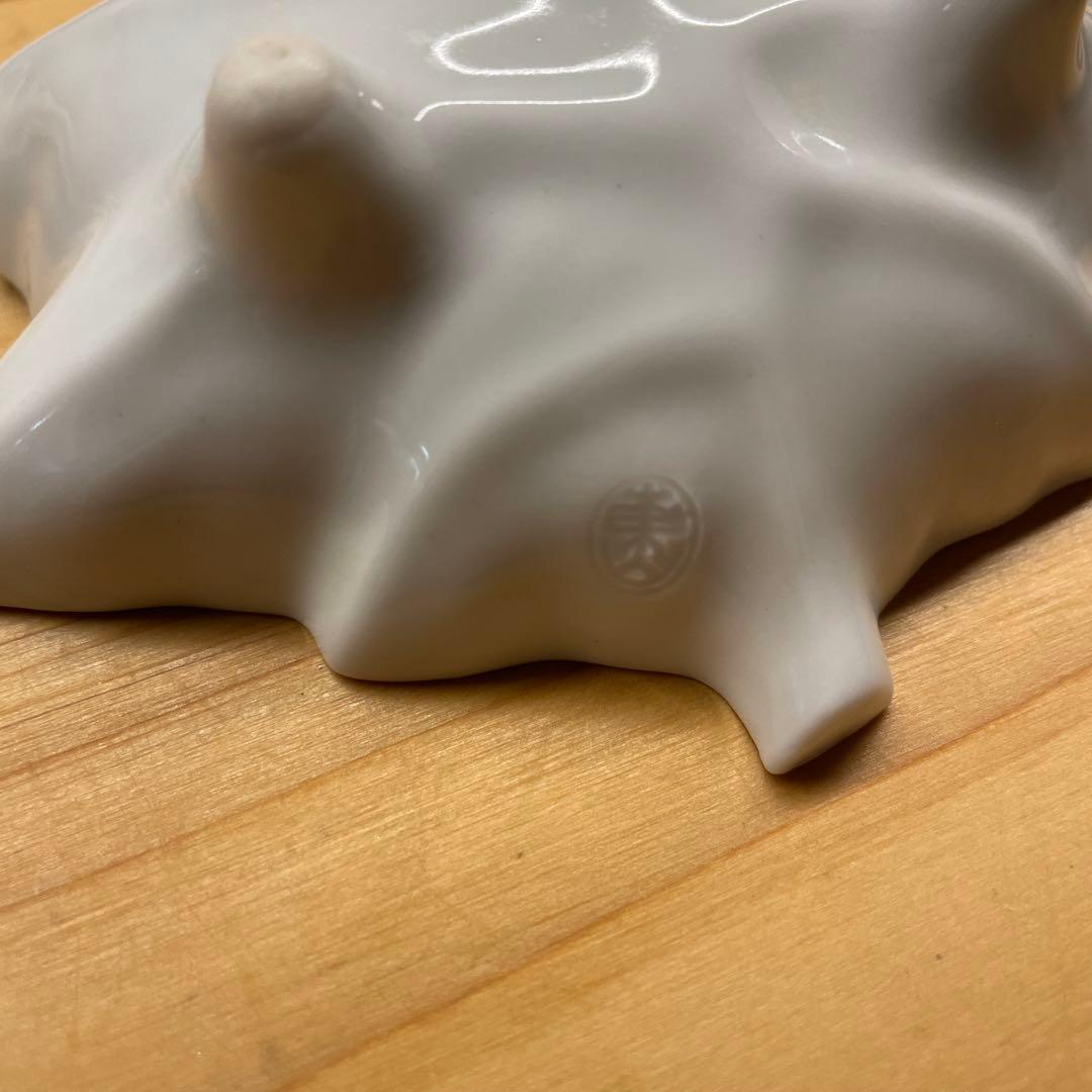 東山 古赤絵写 高士図楓形小皿 6客 共箱あり 宮永東山　魯山人　茶道具　向附