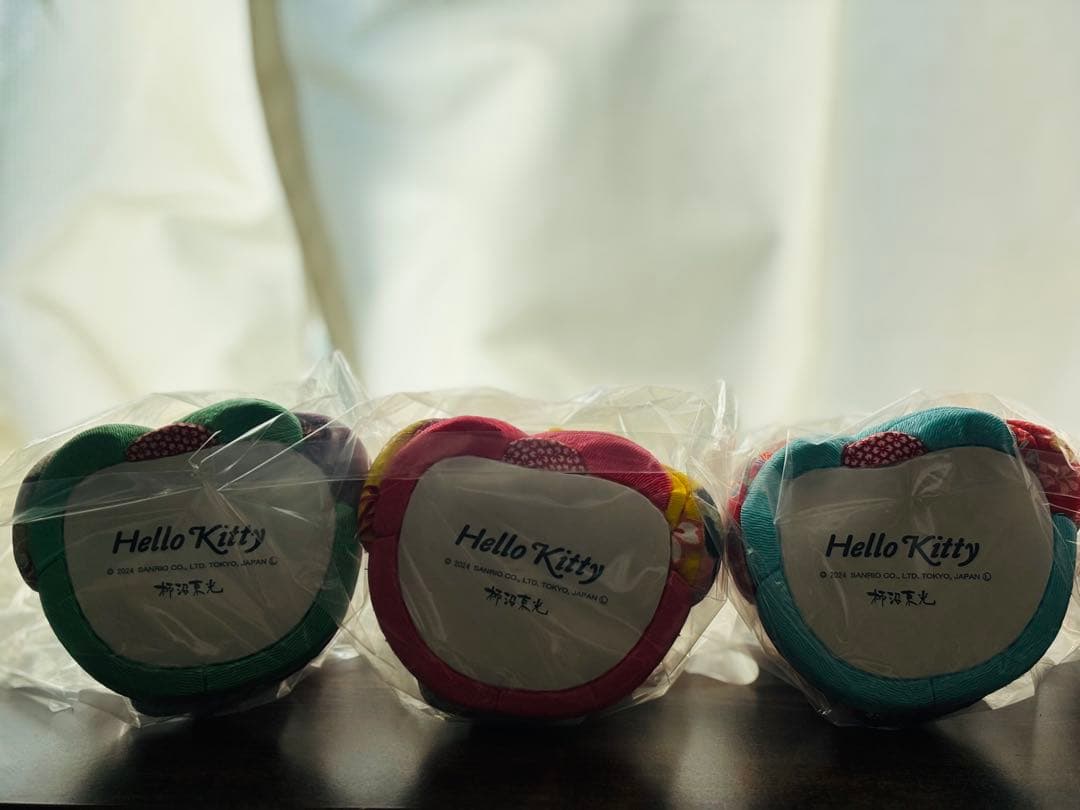 柿沼東光 木目込み人形　ハローキティ6体セット