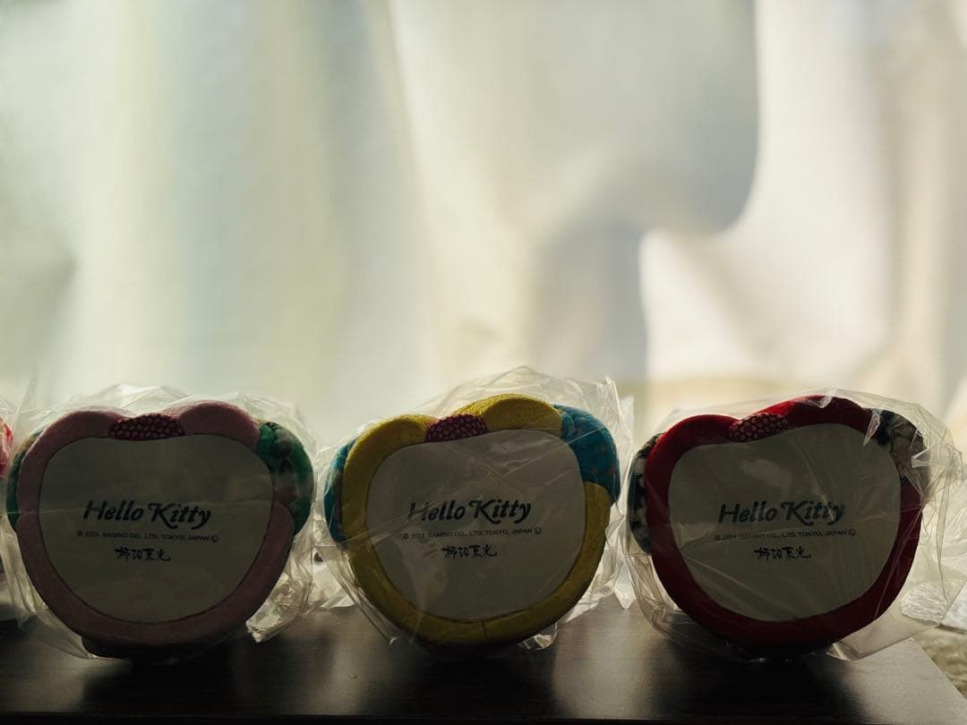 柿沼東光 木目込み人形　ハローキティ6体セット