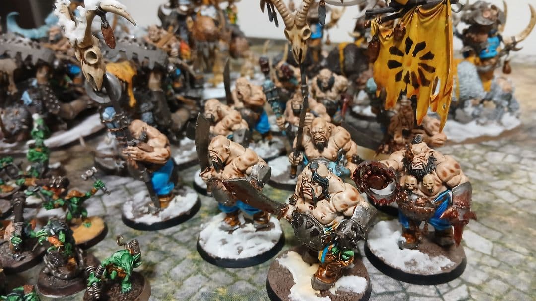 ウォーハンマー Ogor Mawtribes Army 2400 pts
