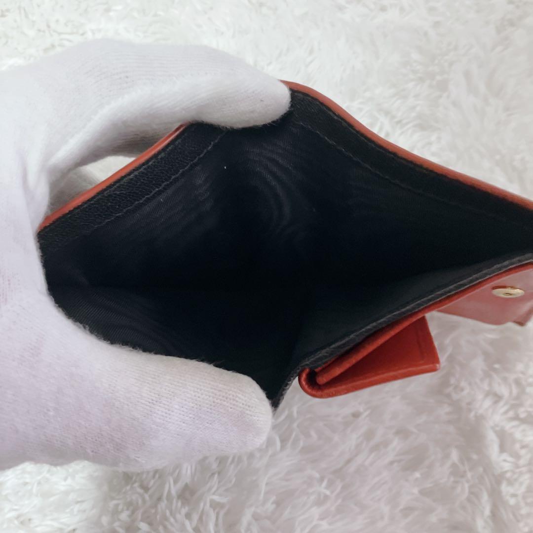 専用ミュウミュウ 折り財布 5MV204 マドラス ラブ ハート FRID黒