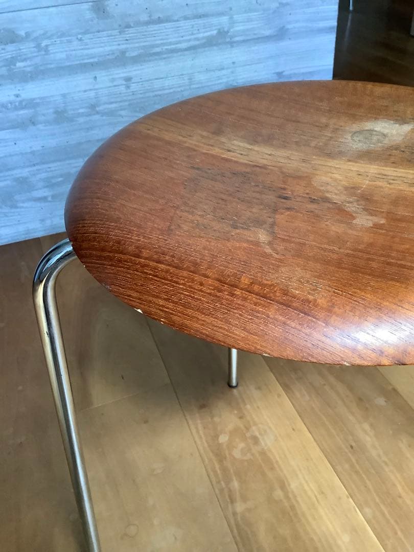 フリッツハンセン　ドットスツール　ヴィンテージ　チーク