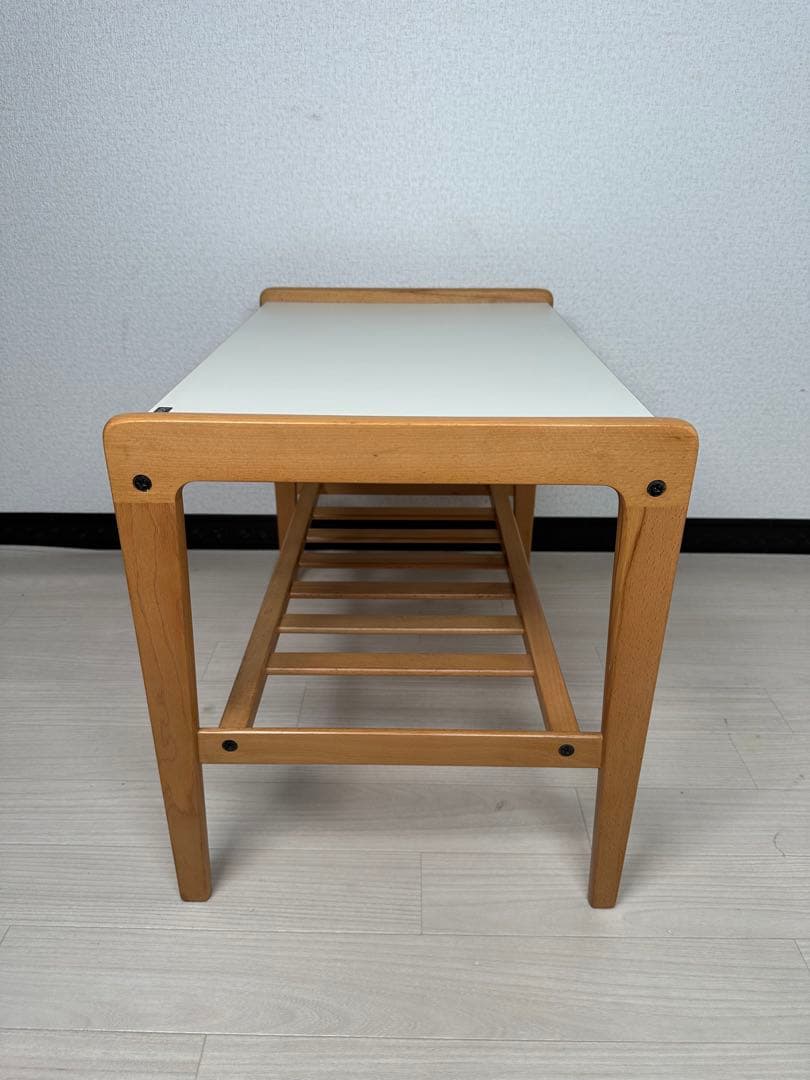 カリモク 白天板 サイドテーブル テーブル ビンテージ レトロ ※i4※