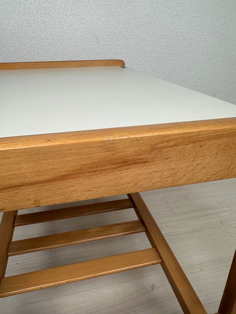 カリモク 白天板 サイドテーブル テーブル ビンテージ レトロ ※i4※