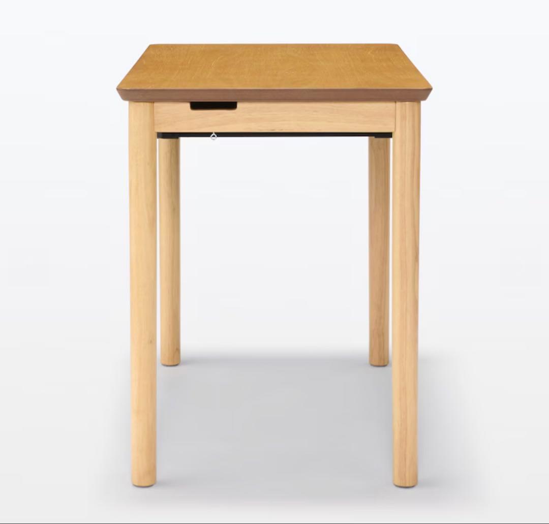 無印　デスク　こたつ　ナチュラル／ＭＪ‐ＤＫ１‐Ｎ　こたつ布団付き