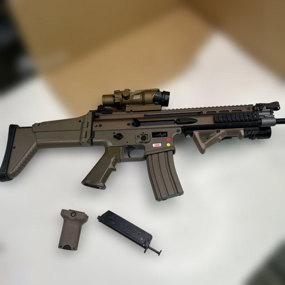 6914 マルイ 次世代電動ガン SCAR−L （FDE）mk16 mod 0