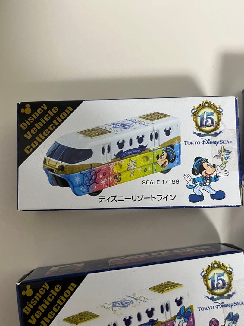 ディズニーリゾートライン ミニカー 6個セット　15周年　ディズニーシー　未開封