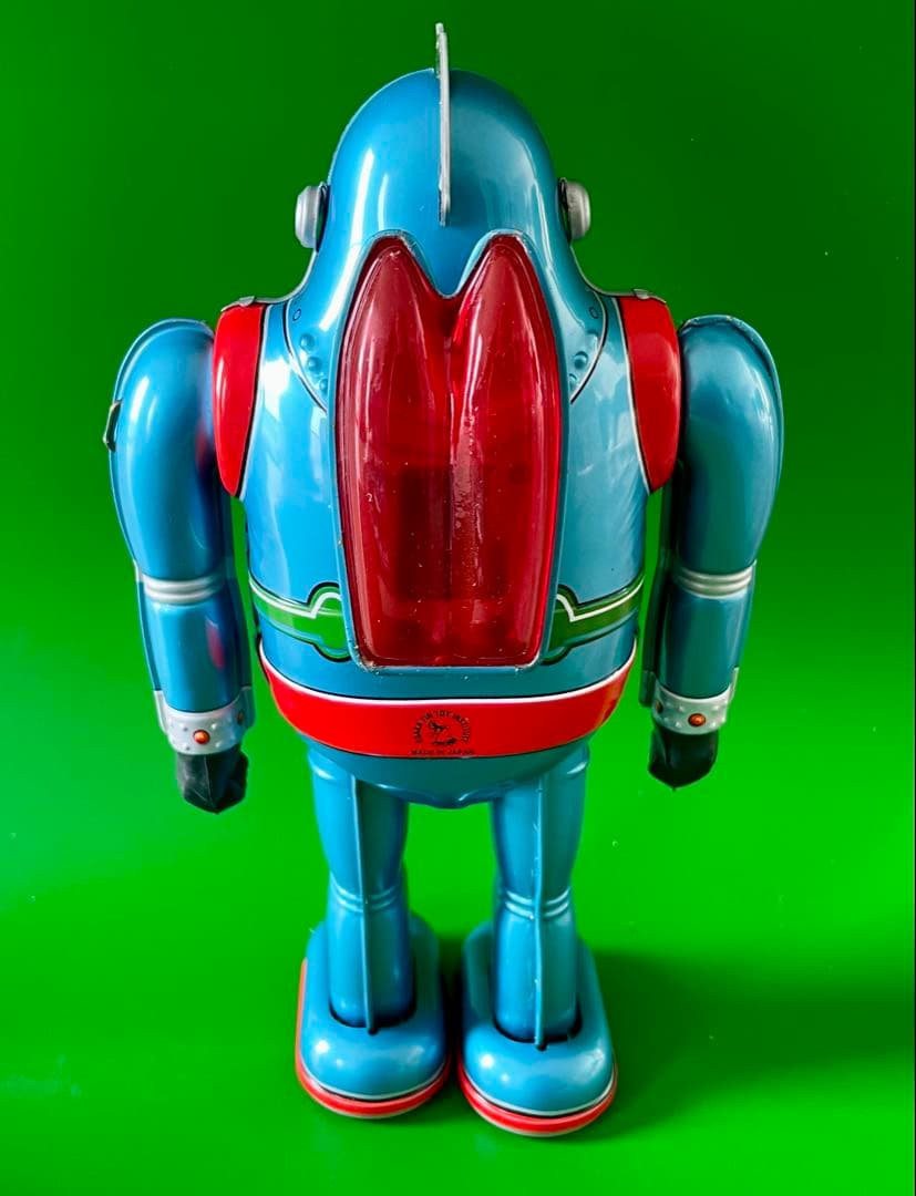 ブリキ 鉄人28号 NO.3 デッドストック未開封新品大阪ブリキ玩具ブルー