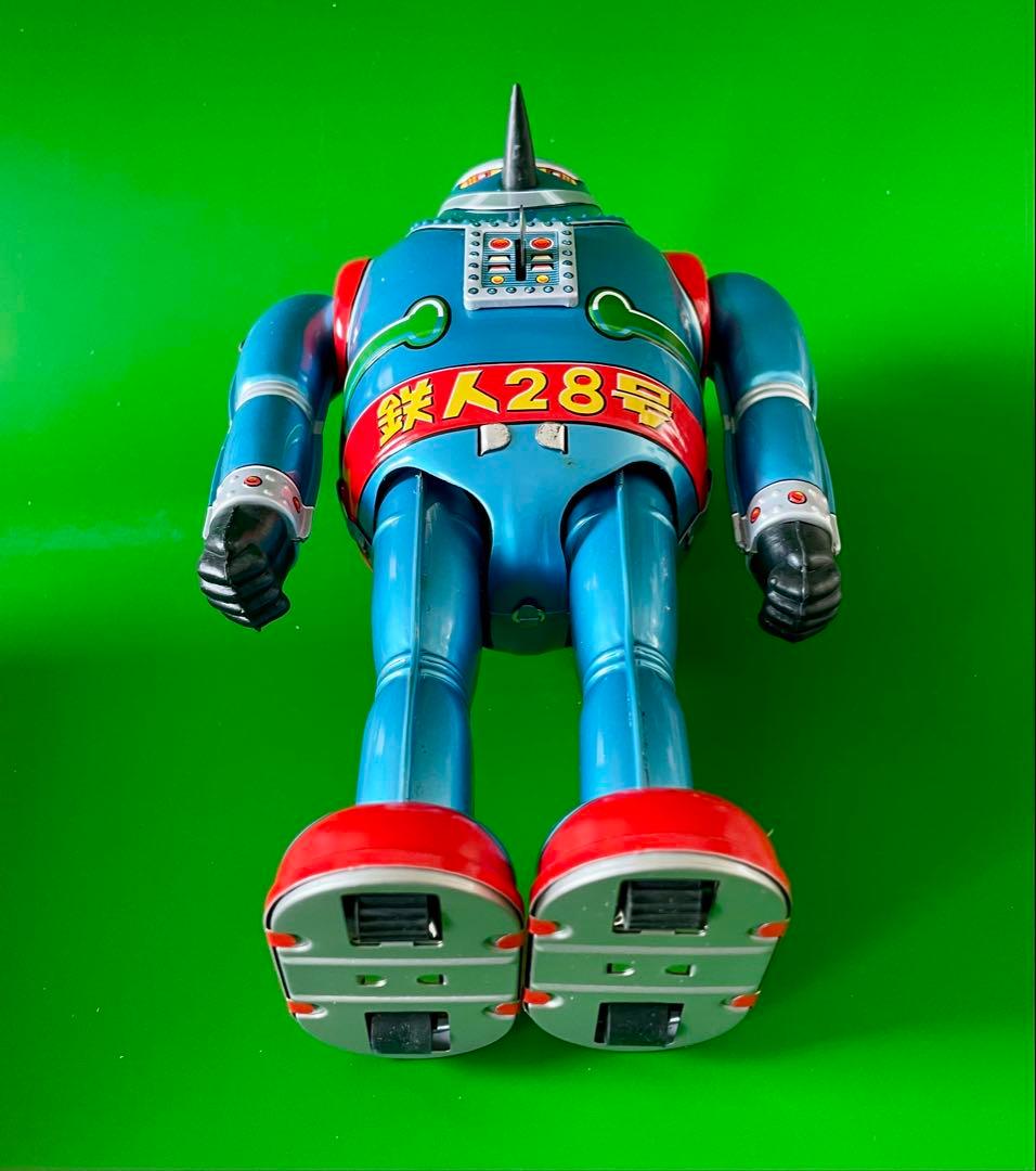 ブリキ 鉄人28号 NO.3 デッドストック未開封新品大阪ブリキ玩具ブルー