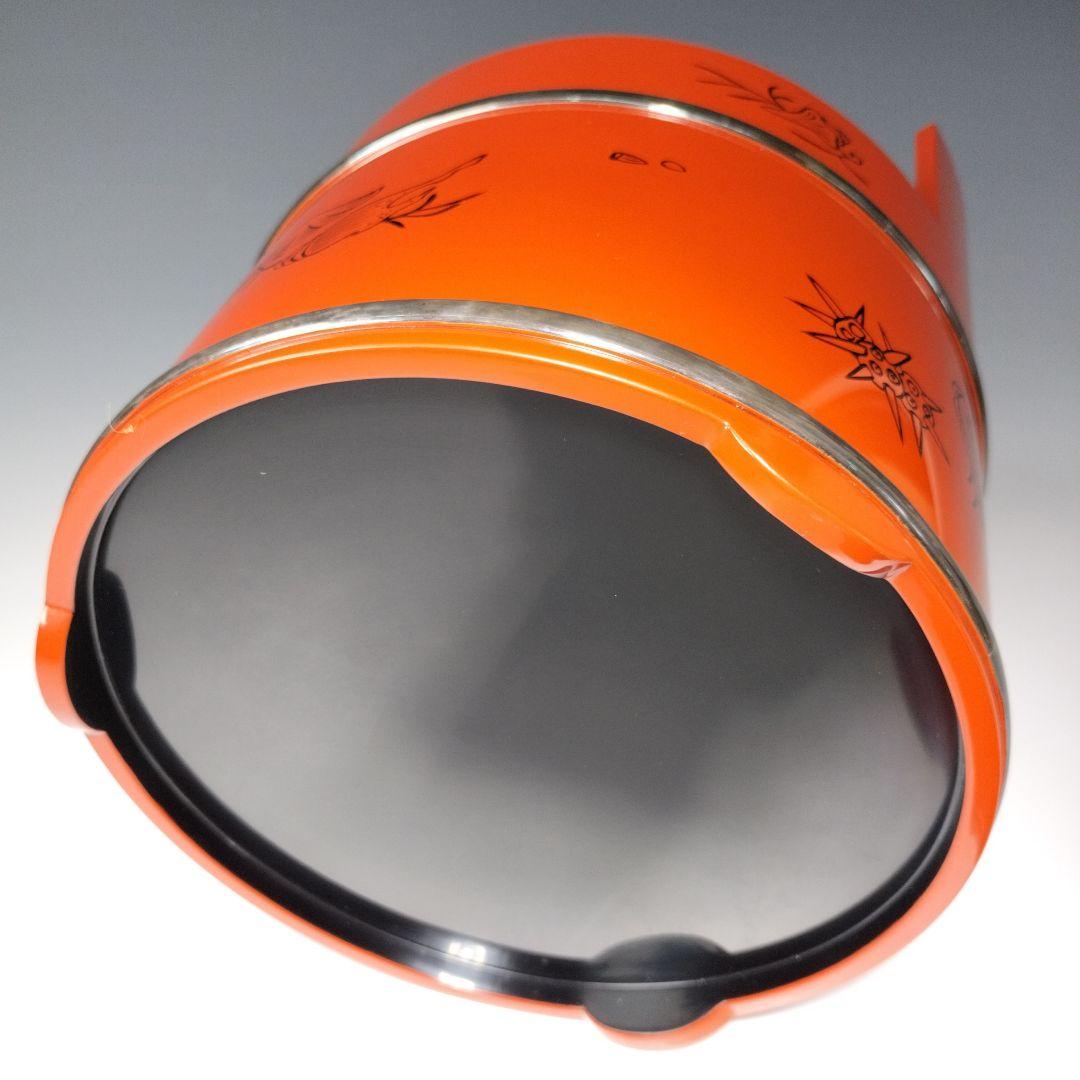 最終値下げ輪島塗　茶道具朱手桶水指　共箱　美品