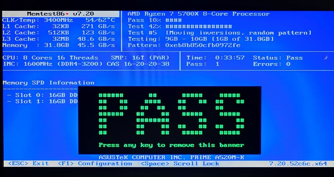ADATA DDR4 3200 16GB ×2 計 32GB 【動作確認済】