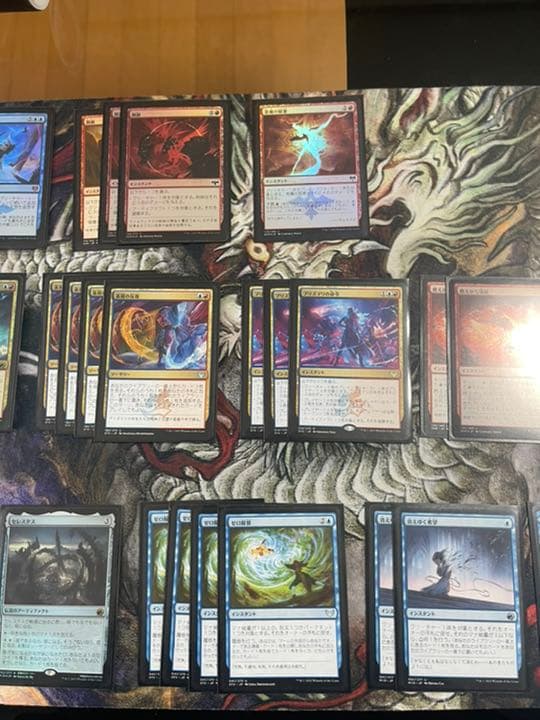 mtg 値下げ！　イゼット天啓　構築済みデッキ　赤青　追加ターンで決めろ！