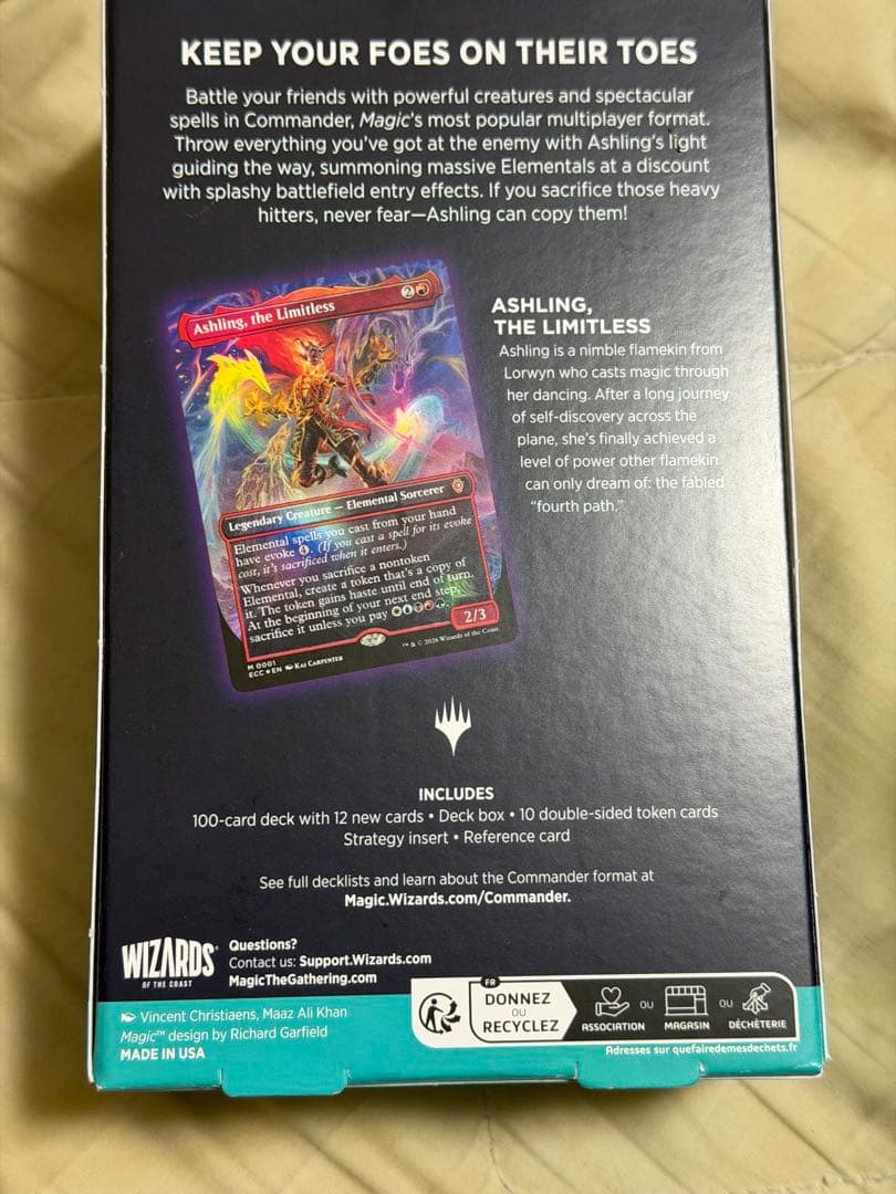 【新品未開封】(英語版)ローウィンの昏明 統率者デッキ エレメンタルの舞踊