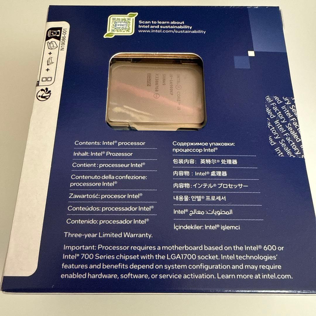 値下げします！Intel Core i9-14900KF 14世代 CPU 新品