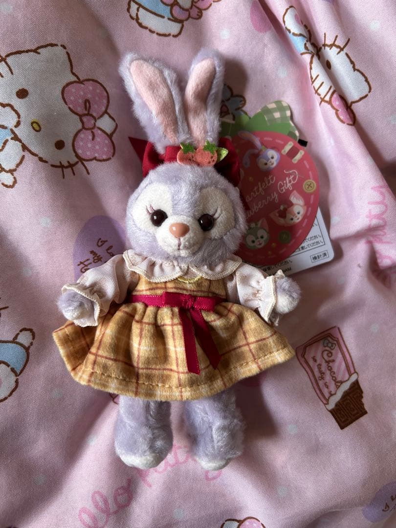 ステラルーハートフェルトストロベリーギフト　ぬいぐるみバッジ