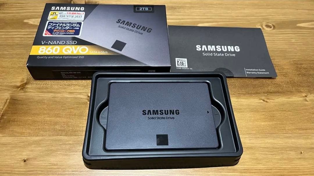 内蔵型SSD Samsung 860 QVO 2TB SATA SSD