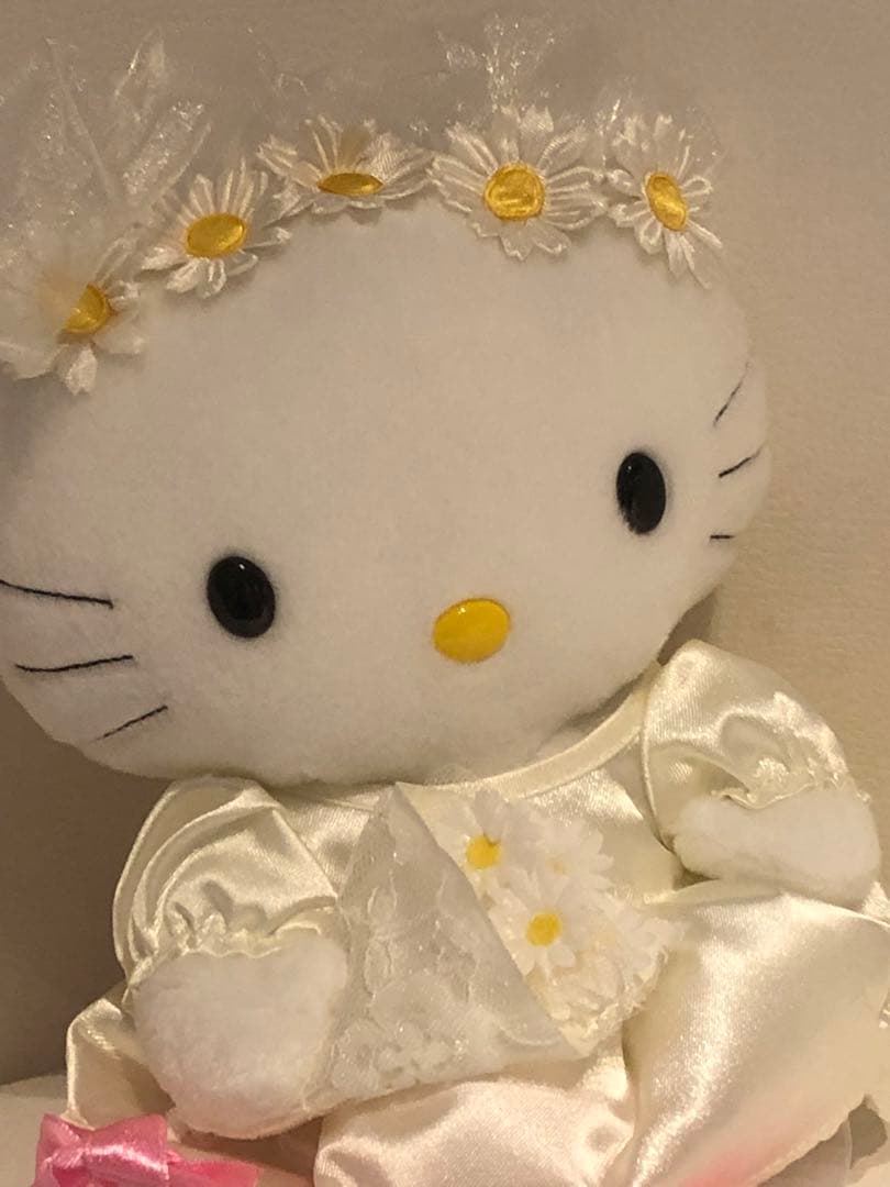 ハローキティ ぬいぐるみ ウエディング ドール 1999年　新品タグ付き