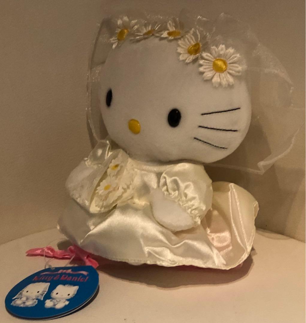 ハローキティ ぬいぐるみ ウエディング ドール 1999年　新品タグ付き