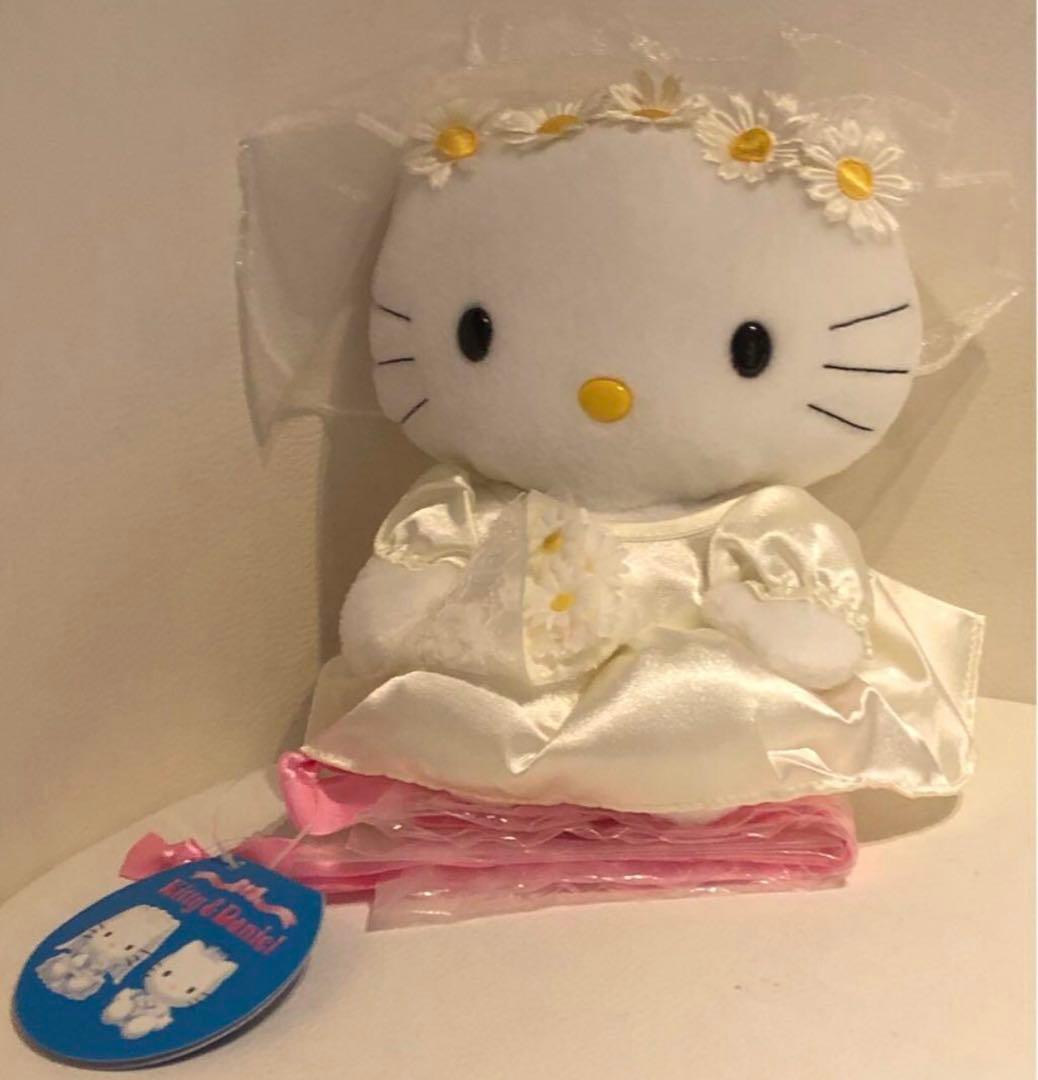 ハローキティ ぬいぐるみ ウエディング ドール 1999年　新品タグ付き