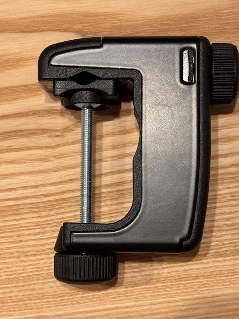 K&M 23860 マイクアーム XLR内蔵 クランプ付