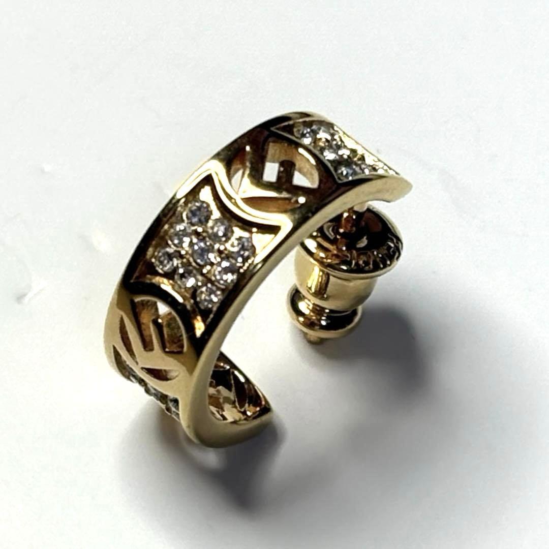 ★美品★　FENDI フェンディ エフイズフェンディ フープ ピアス