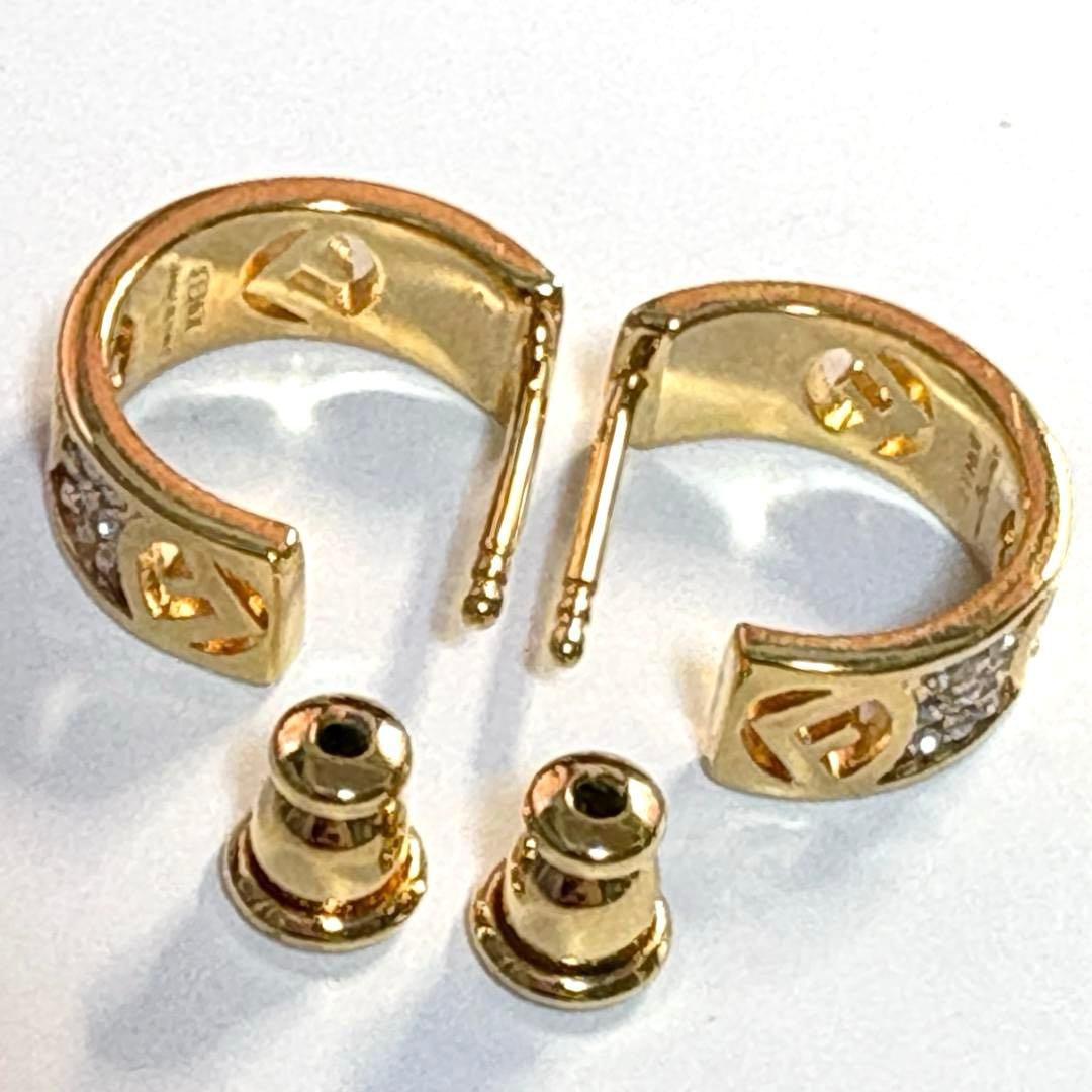 ★美品★　FENDI フェンディ エフイズフェンディ フープ ピアス