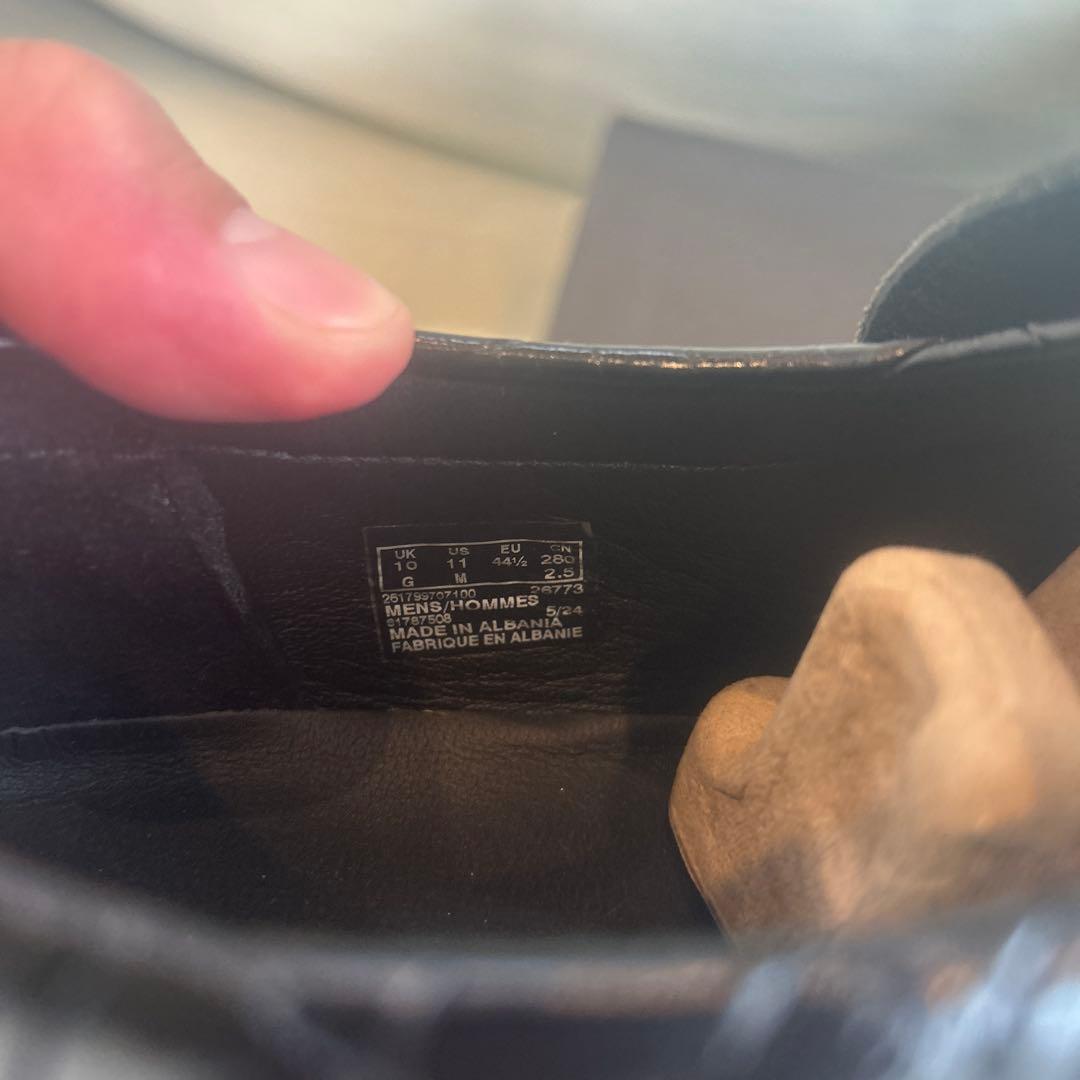 最終値下げクラークス　ワラビーローファー　クロコ