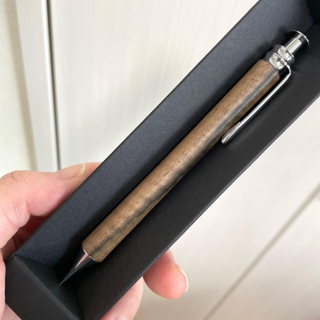 【24時間以内発送】Flamberg 黒柿 ちぢみ杢 シャープペンシル