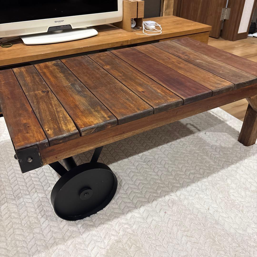 トローリーテーブル　リメイク品