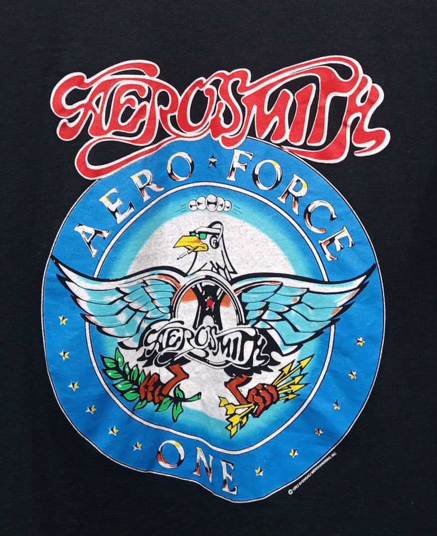 1993年コピーライトエアロスミス AEROFORCEONETシャツ