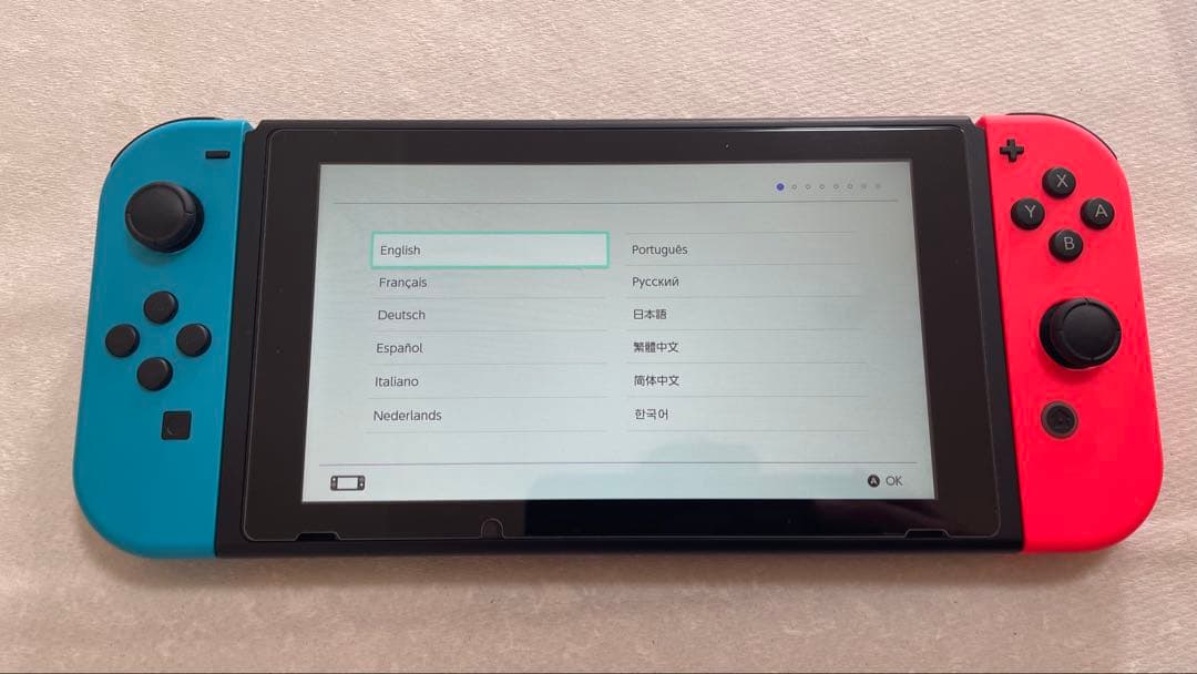 Switch本体一式2020年バッテリー強化モデル　ネオンブルーネオンレッド