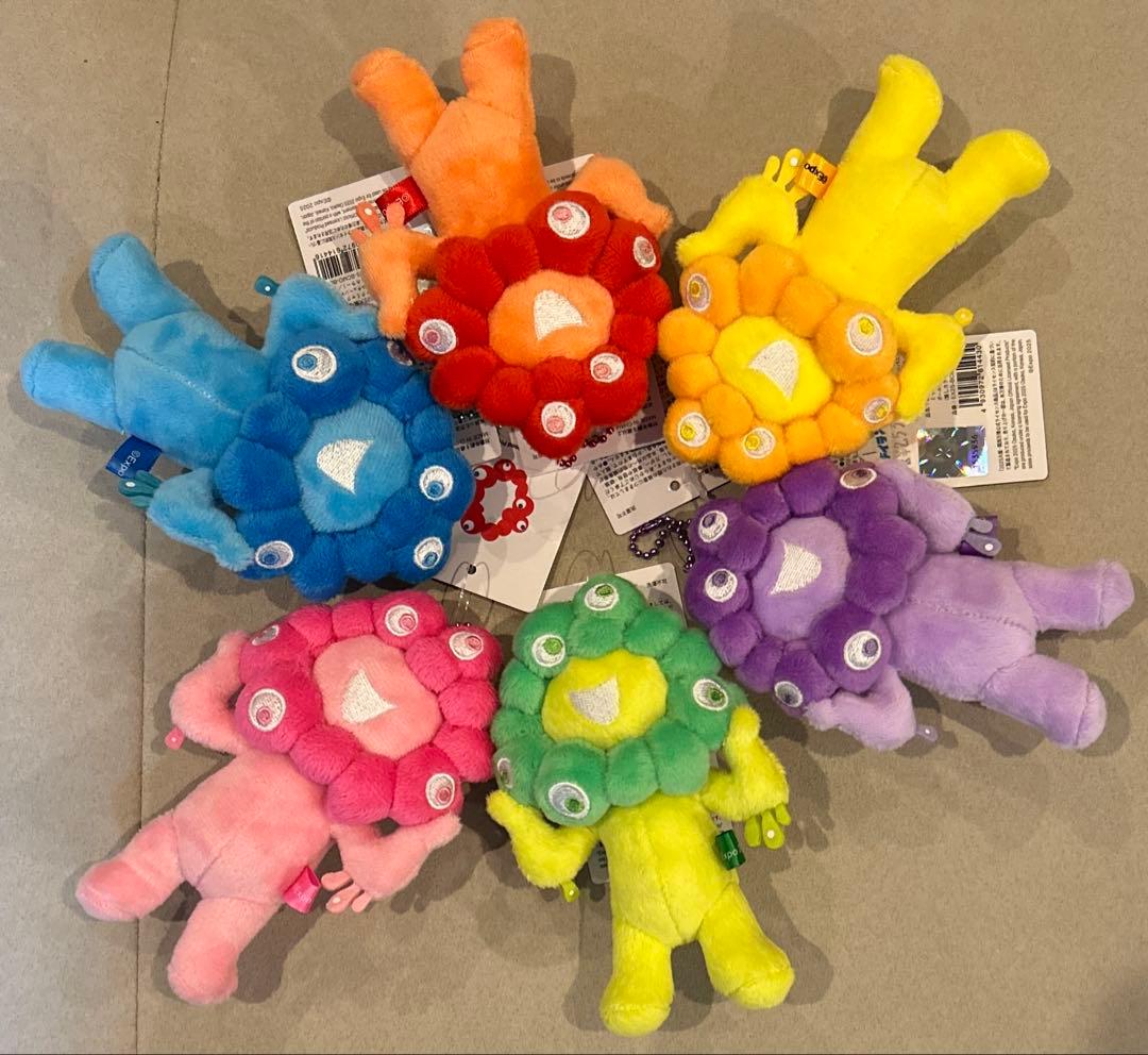 EXPO 万博　ミャクミャク　ボールチェーンマスコット　推しカラー　全6色