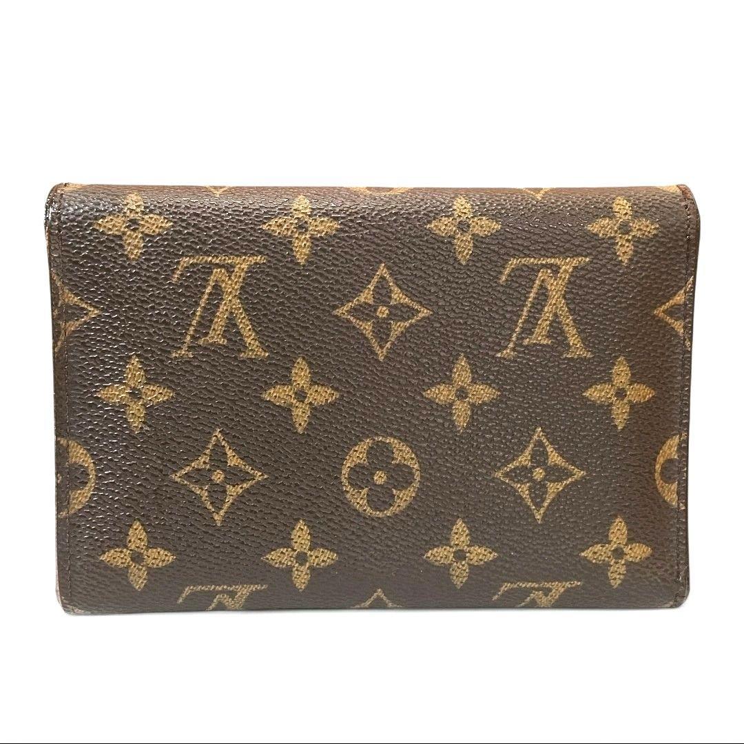 モノグラム ポルト トレゾール エテュイ パピエ 三つ折り 財布 ルイヴィトン