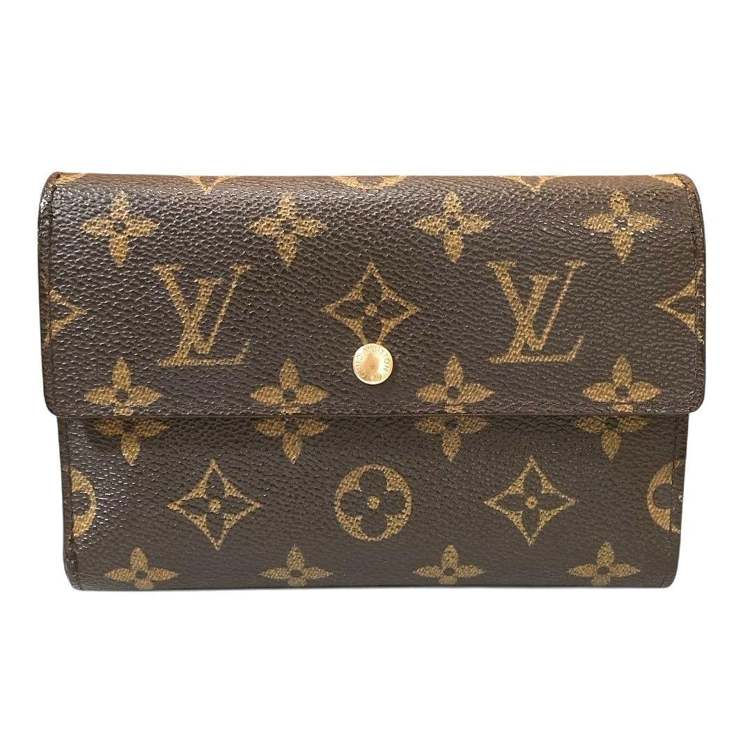 モノグラム ポルト トレゾール エテュイ パピエ 三つ折り 財布 ルイヴィトン