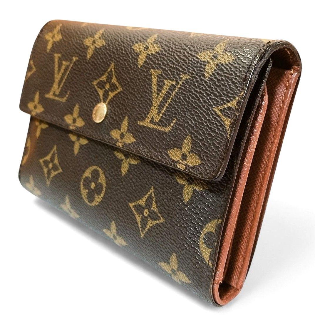 モノグラム ポルト トレゾール エテュイ パピエ 三つ折り 財布 ルイヴィトン