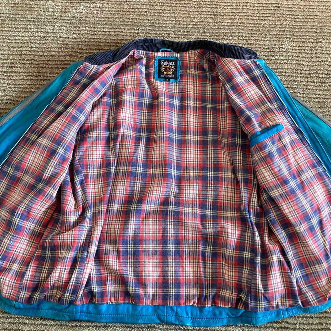 SCHOTT レザー シングルライダースジャケット サイズM
