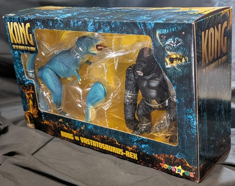 キングコングvs.バスタトサウルスレックス（エクスプラス）ソフビ２体セット未開封