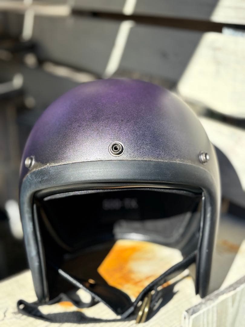 RAMSKIT カスタムヘルメット 500TX 小帽体 深め XLマットパープル
