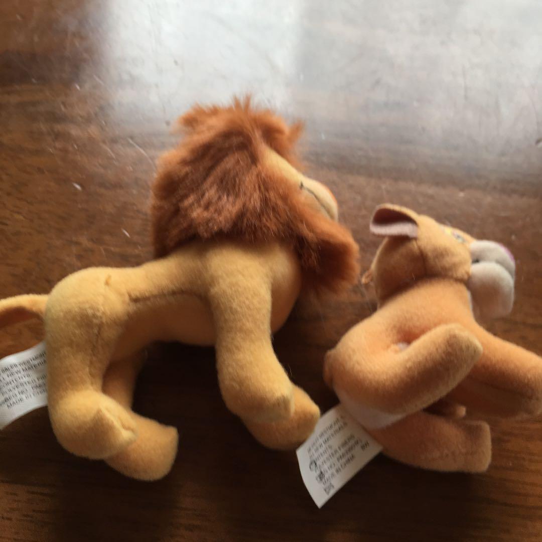 ぬいぐるみ ライオンキング Ⅱ 2体セット SIMBAS PRIDE